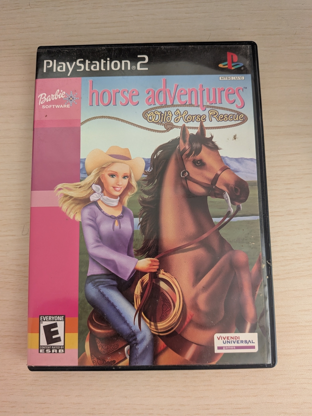 Barbie Horse Adventures: Wild Horse Rescue - Pink PlayStation 2 Game